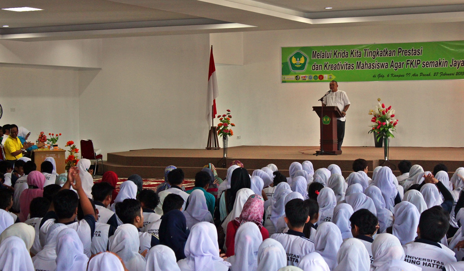 Rektor UBH Buka Krida FKIP 2015