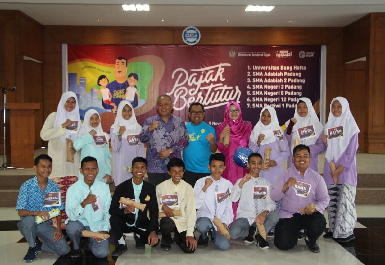 Kerja Sama Kanwil Pajak Sumbar-Jambi dengan Universitas Bung Hatta Gelar Event Pajak Bertutur