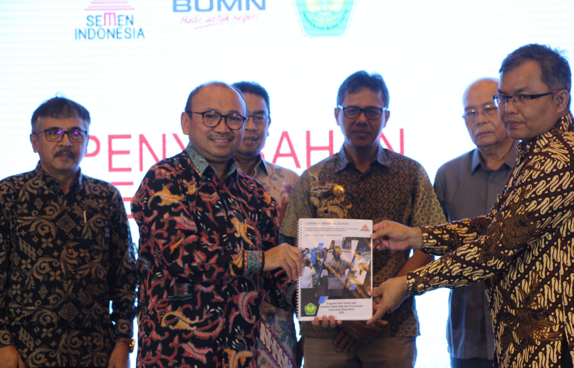 Serah Terima Bantuan & Peresmian Laboratorium FTSP Universitas Bung Hatta