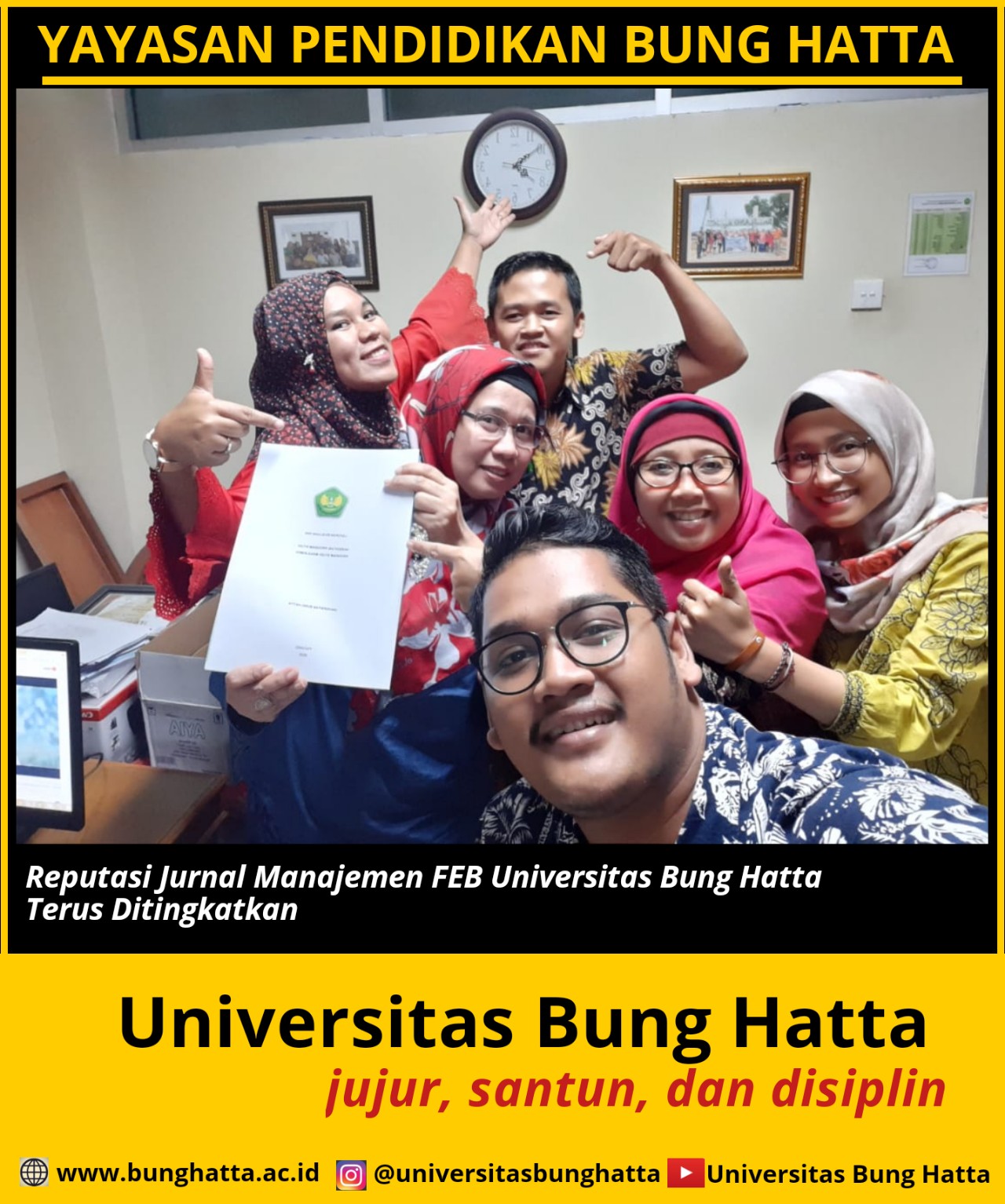Reputasi Jurnal Manajemen FEB Universitas Bung Hatta Terus Ditingkatkan