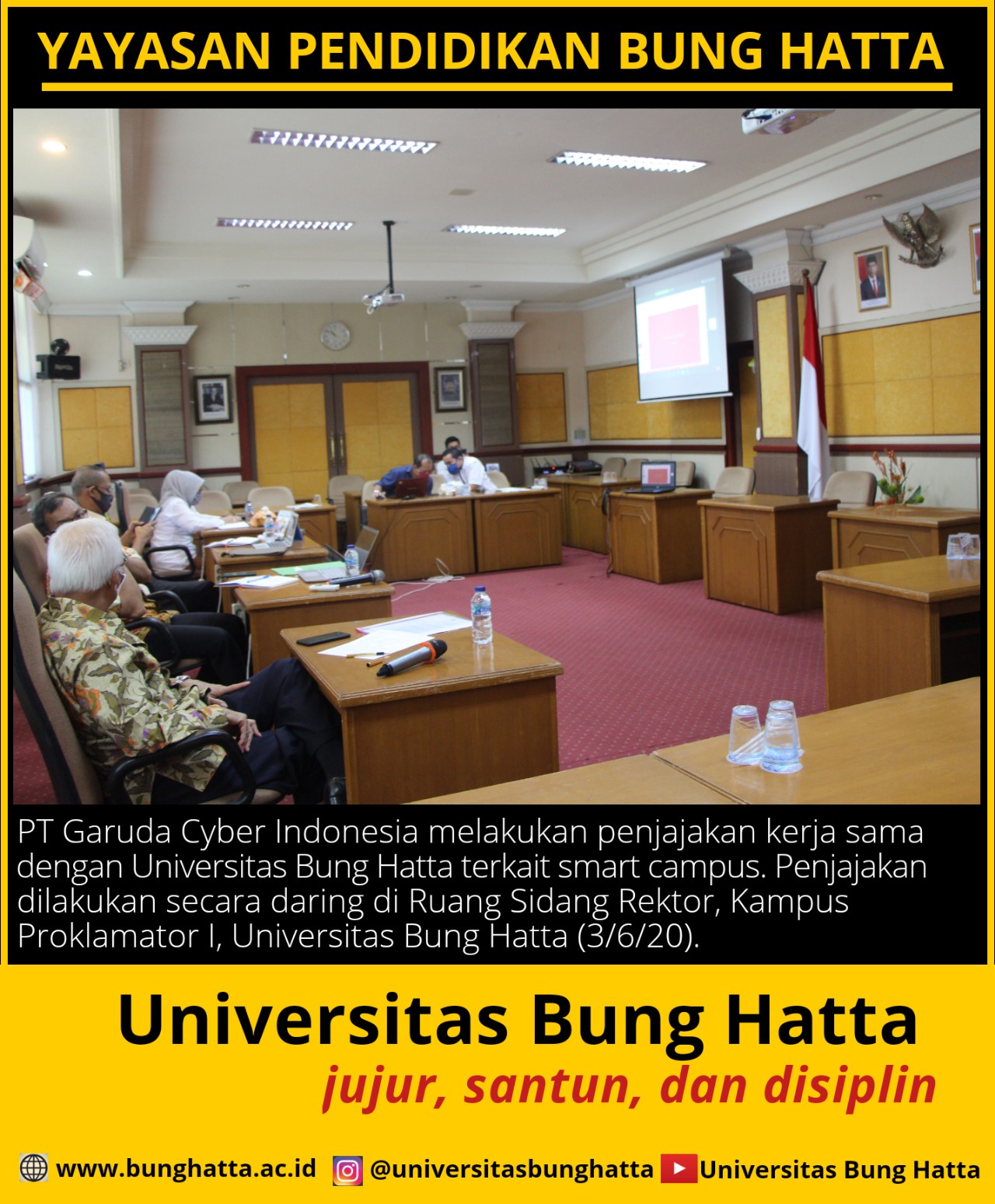 PT Garuda Cyber Indonesia Jajaki Kerja Sama dengan Universitas Bung Hatta