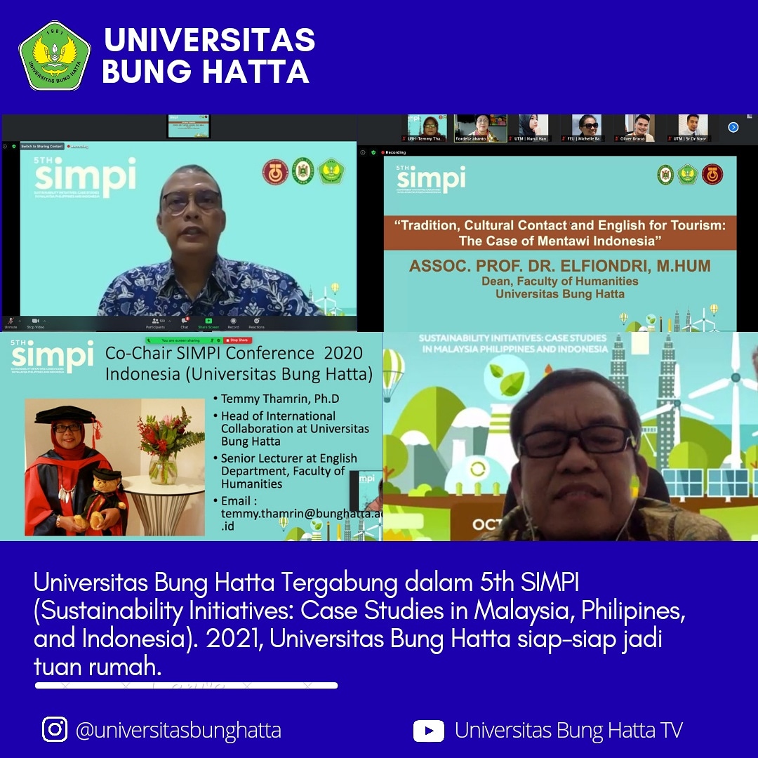 Universitas Bung Hatta Tergabung dalam 5th SIMPI Tingkat Asia