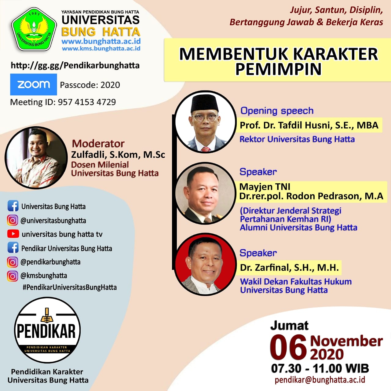 Dirjen Strategi Pertahanan Kemhan RI Bakal Hadir dalam Pendikar Edisi-6