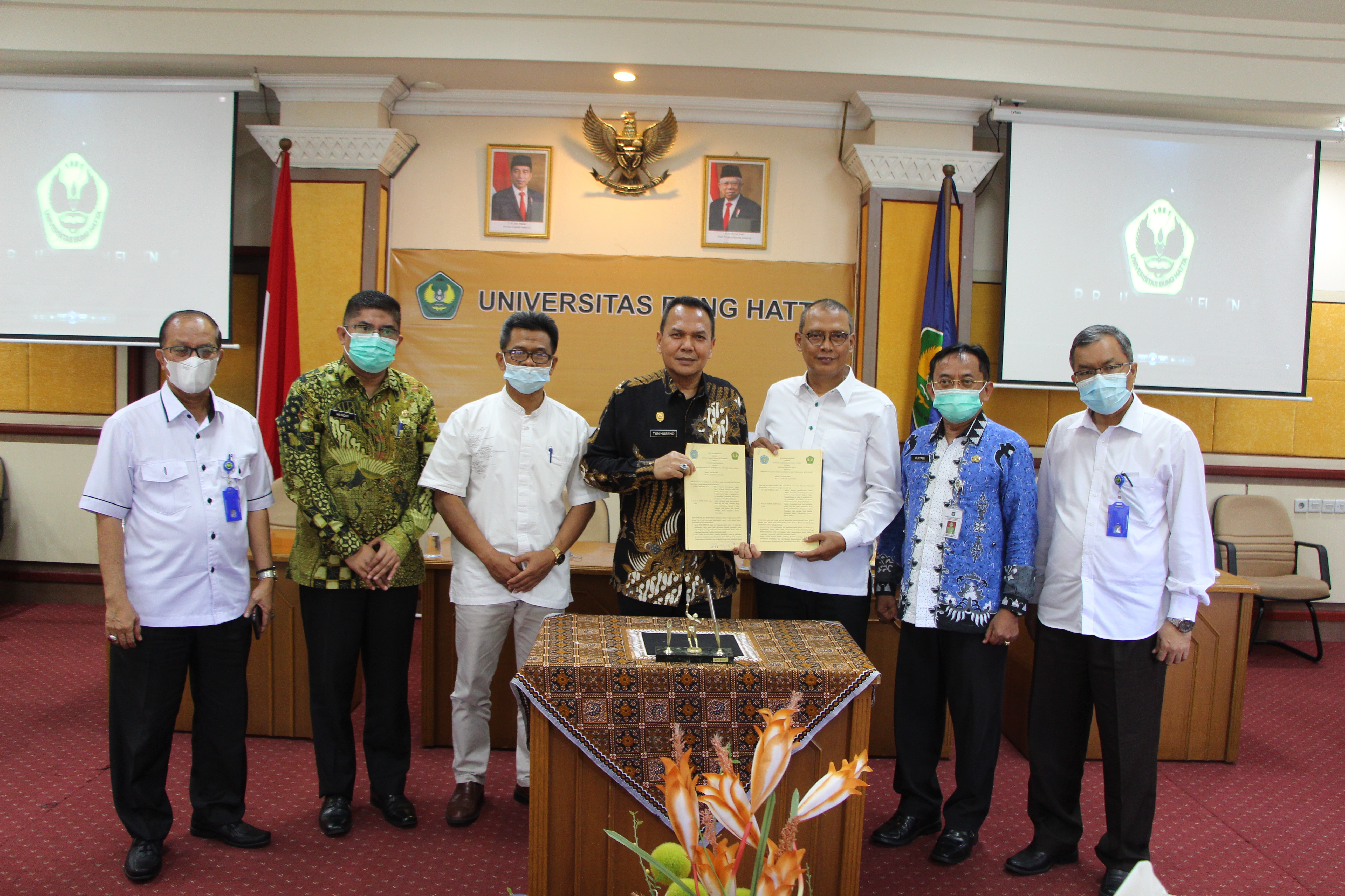 Penandatanganan MoU antara Universitas Bung Hatta dengan IPDN Sumatra Barat