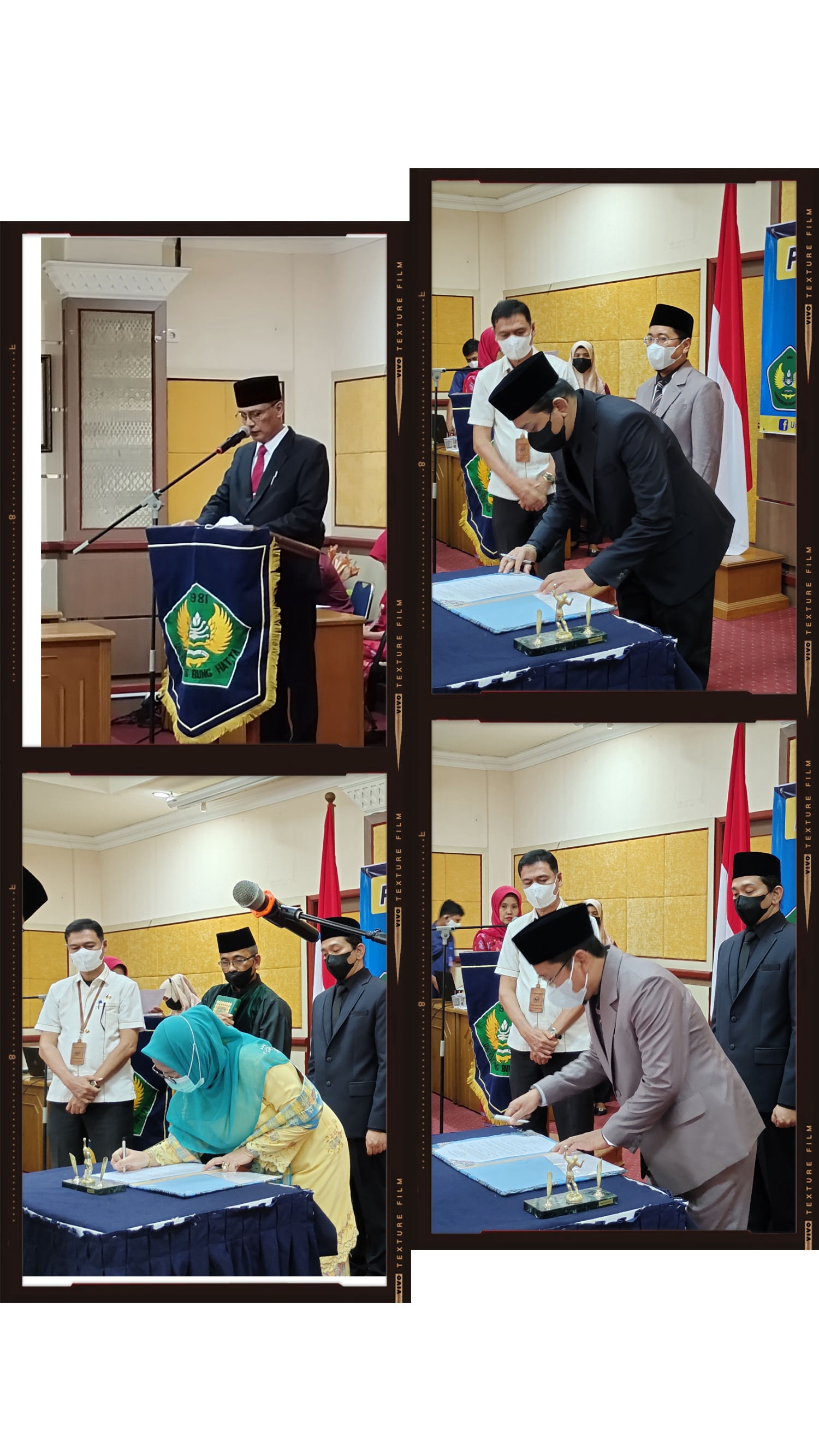 Rektor Universitas Bung Hatta Melantik Wakil Dekan FTSP dan FTI Universitas Bung Hatta
