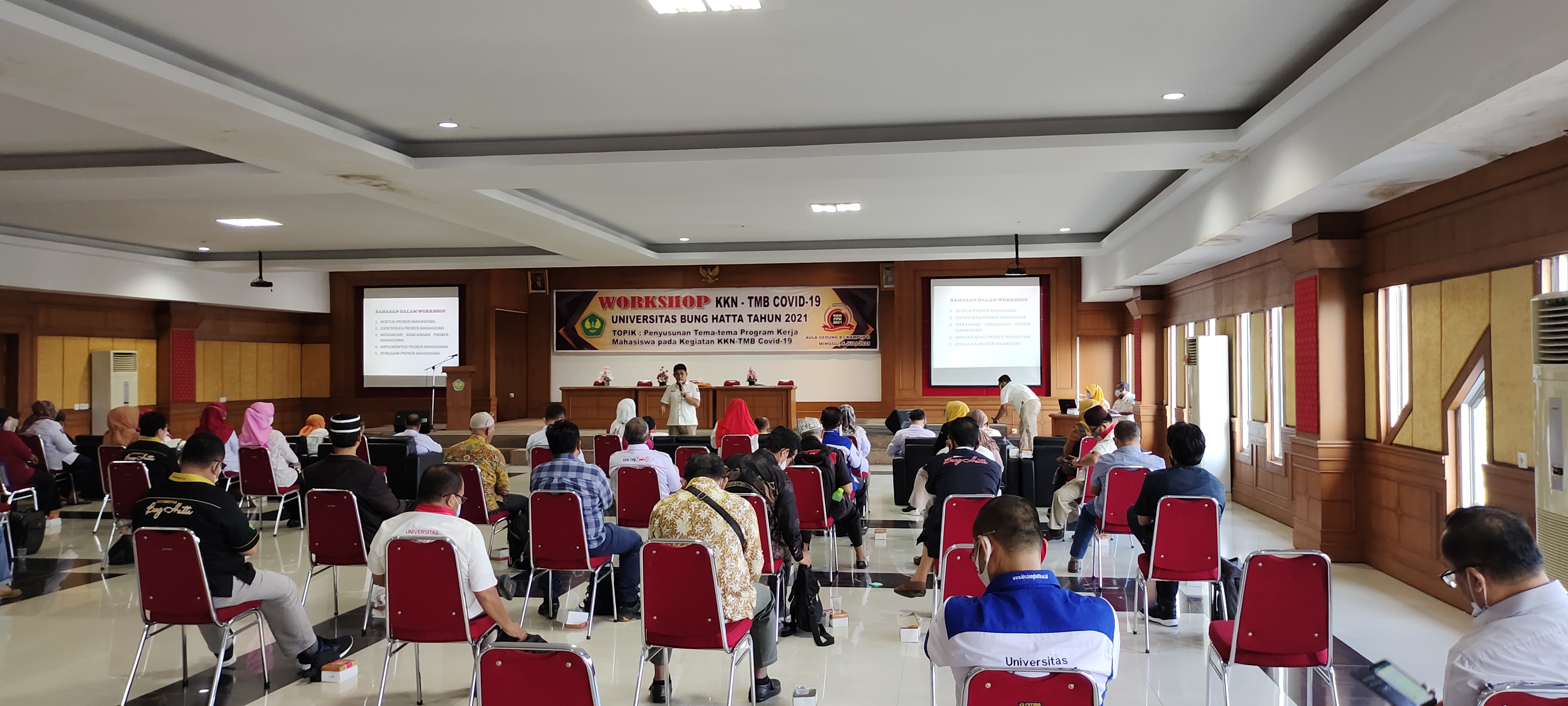 Unit Pengelola Selenggarakan Workshop Penyusunan Tema-tema Program Kerja KKN TMB Covid-19