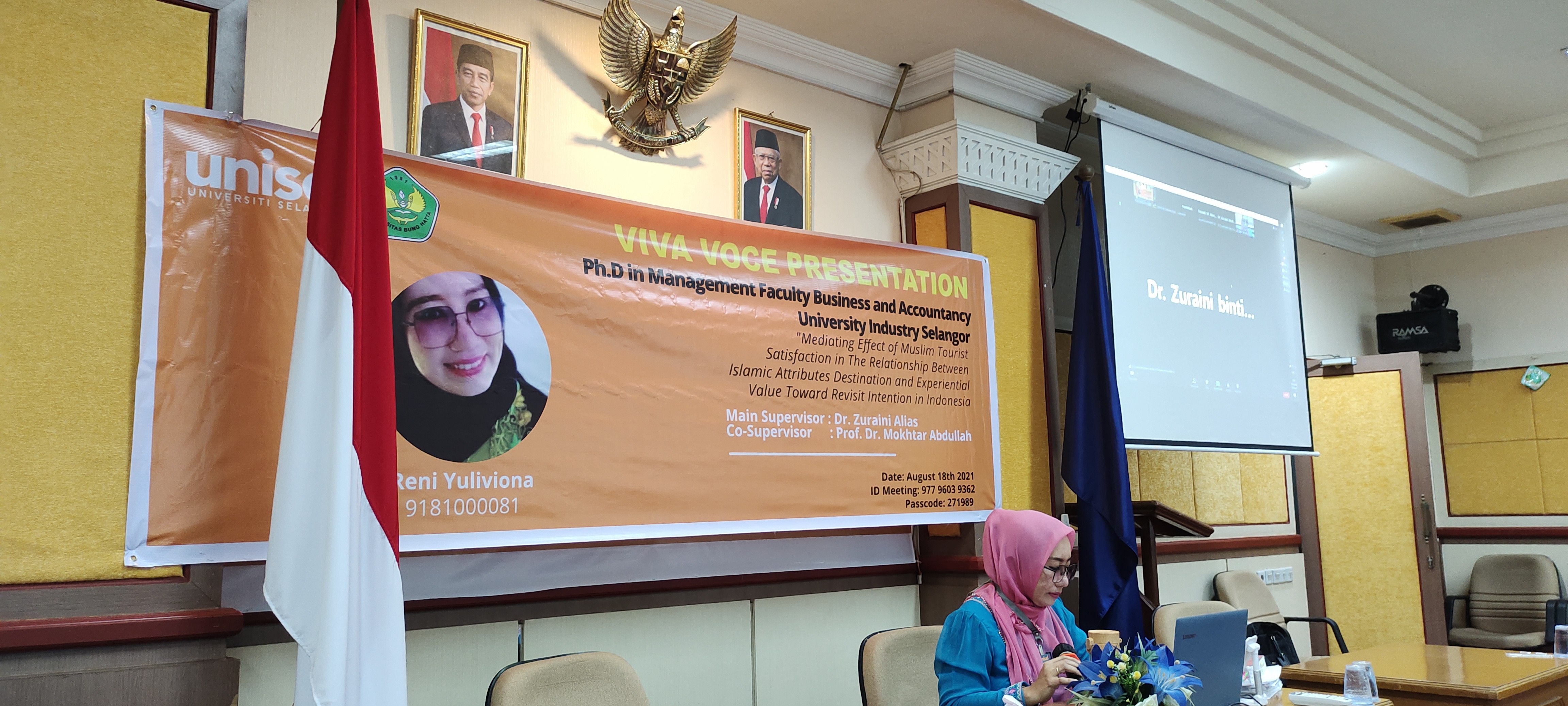 Reni Yuliviona, Dosen FEB, Resmi Menyandang Gelar Ph.D