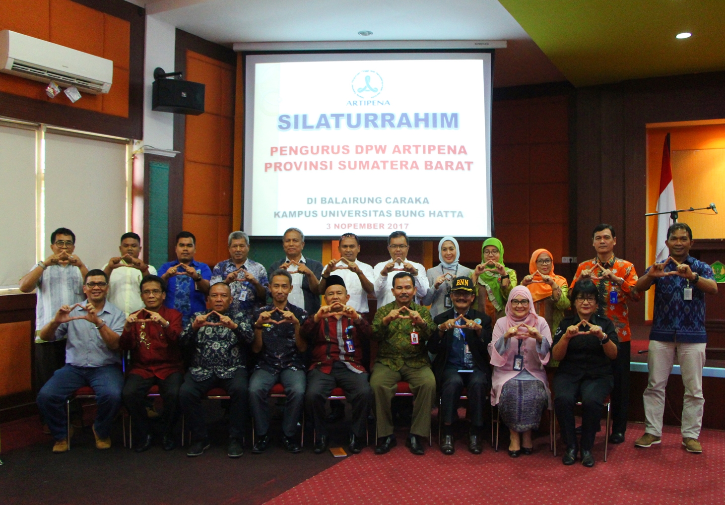 Silaturahmi Asosiasi Relawan Perguruan Tinggi Anti Penyalahgunaan Narkotika Sumbar