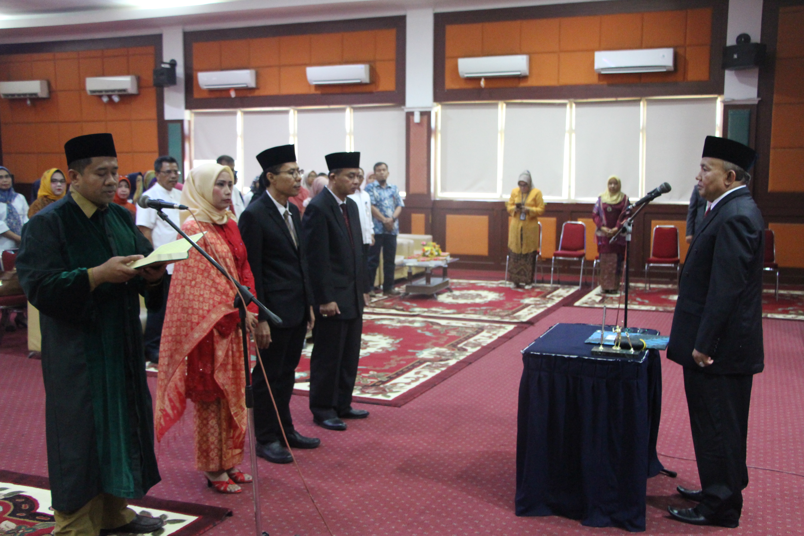 Rektor Lantik Tiga Dekan Periode 2019 s.d. 2023