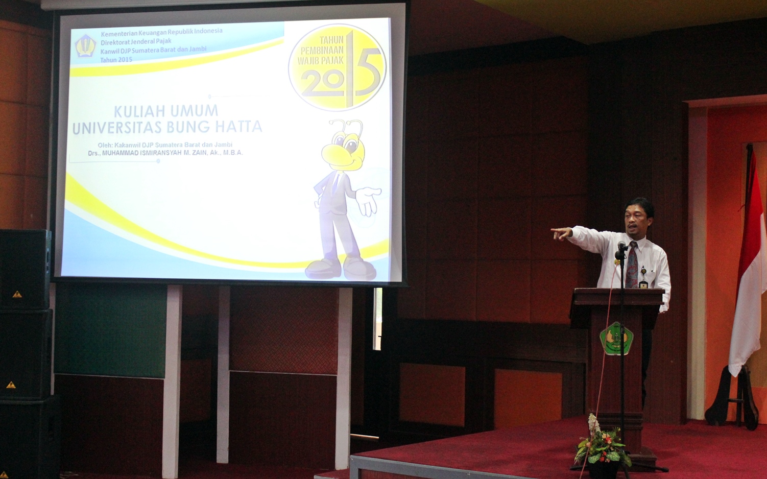 Kepala Kanwil DJP Sumbar-Jambi: Tahun 2015 adalah Tahun Pembinaan Wajib Pajak