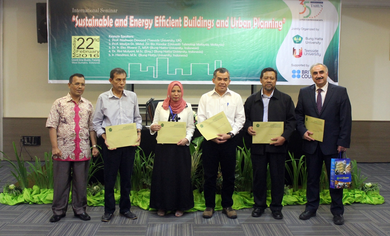 Universitas Bung Hatta Gelar Internasional Seminar Sustainable and Energy Efficient Buildings and Urban Planning