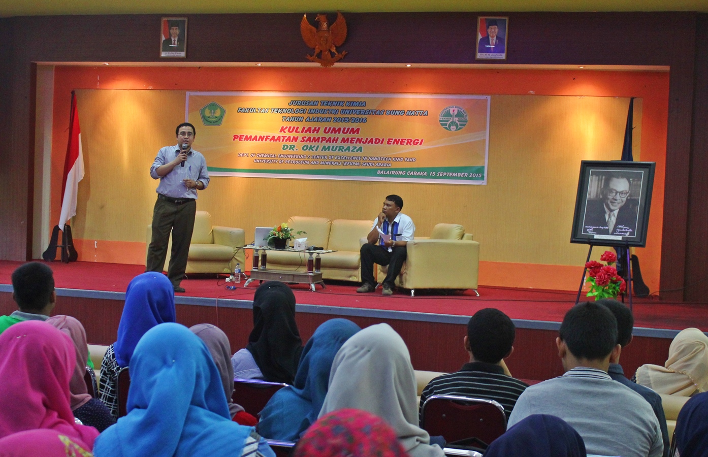 Teknik Kimia Universitas Bung Hatta Adakan Kuliah Umum Pemanfaatan Sampah