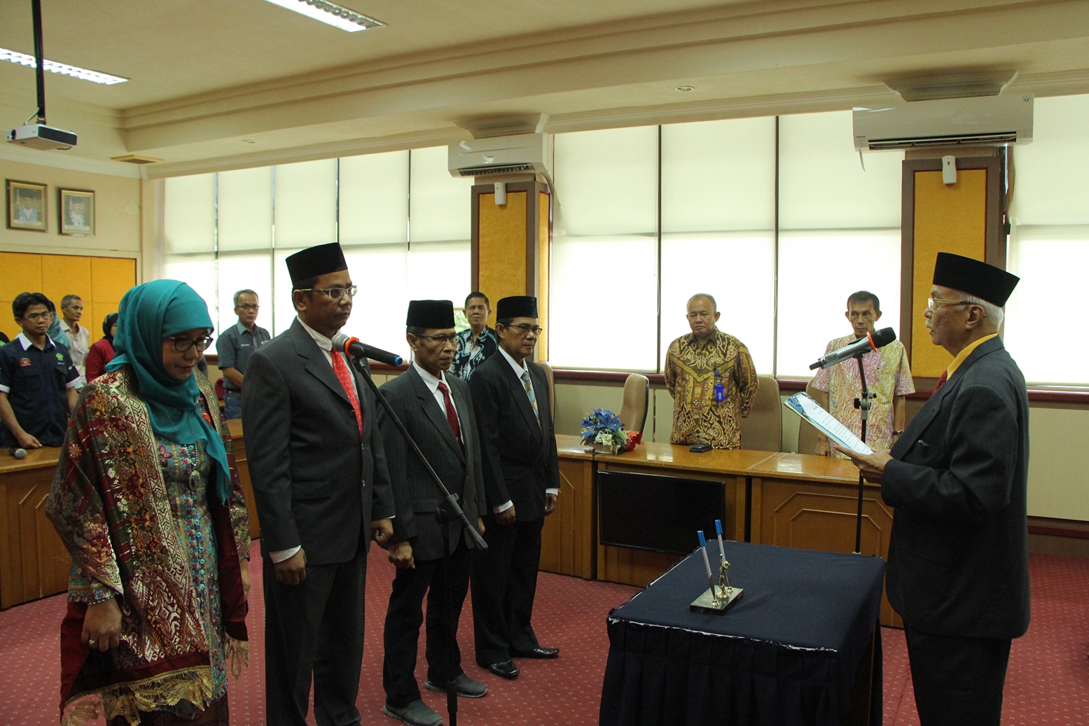 Pelantikan Kepala Bidang Organ Pelaksana Yayasan Pendidikan Bung Hatta Masa Bakti 2018-2023