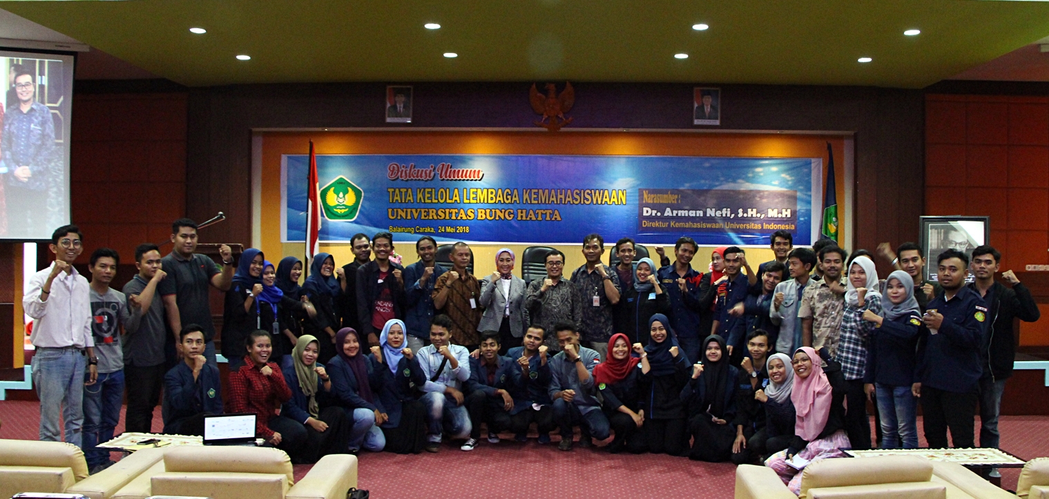 Universitas Bung Hatta Gelar Diskusi Tata Kelola Kelembagaan Kemahasiswaan