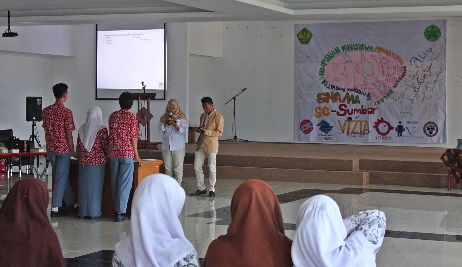 Uji Kemampuan Pelajar Melalui Bio Scince Competition 2016 PBIO Universitas Bung Hatta