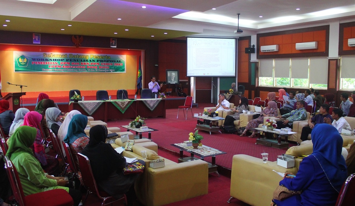 LPPM UBH Gelar Workshop Penulisan Proposal Penelitian, PPM dan KKN-PPM