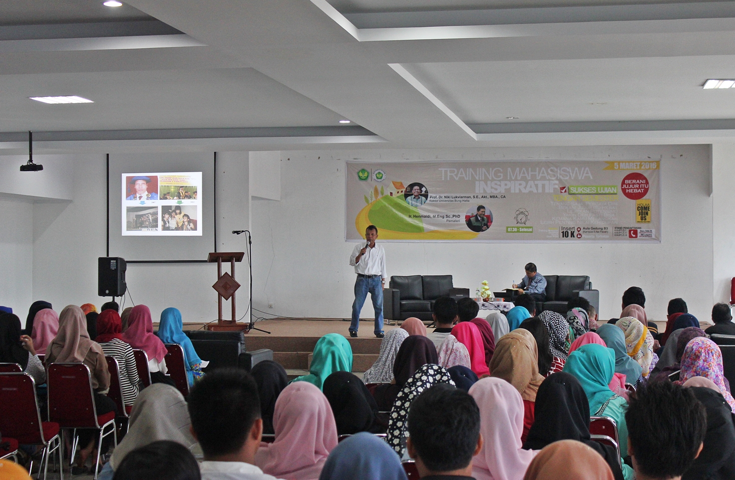 BEMM Universitas BUng Hatta Adakan Training Mahasiswa Inspiratif