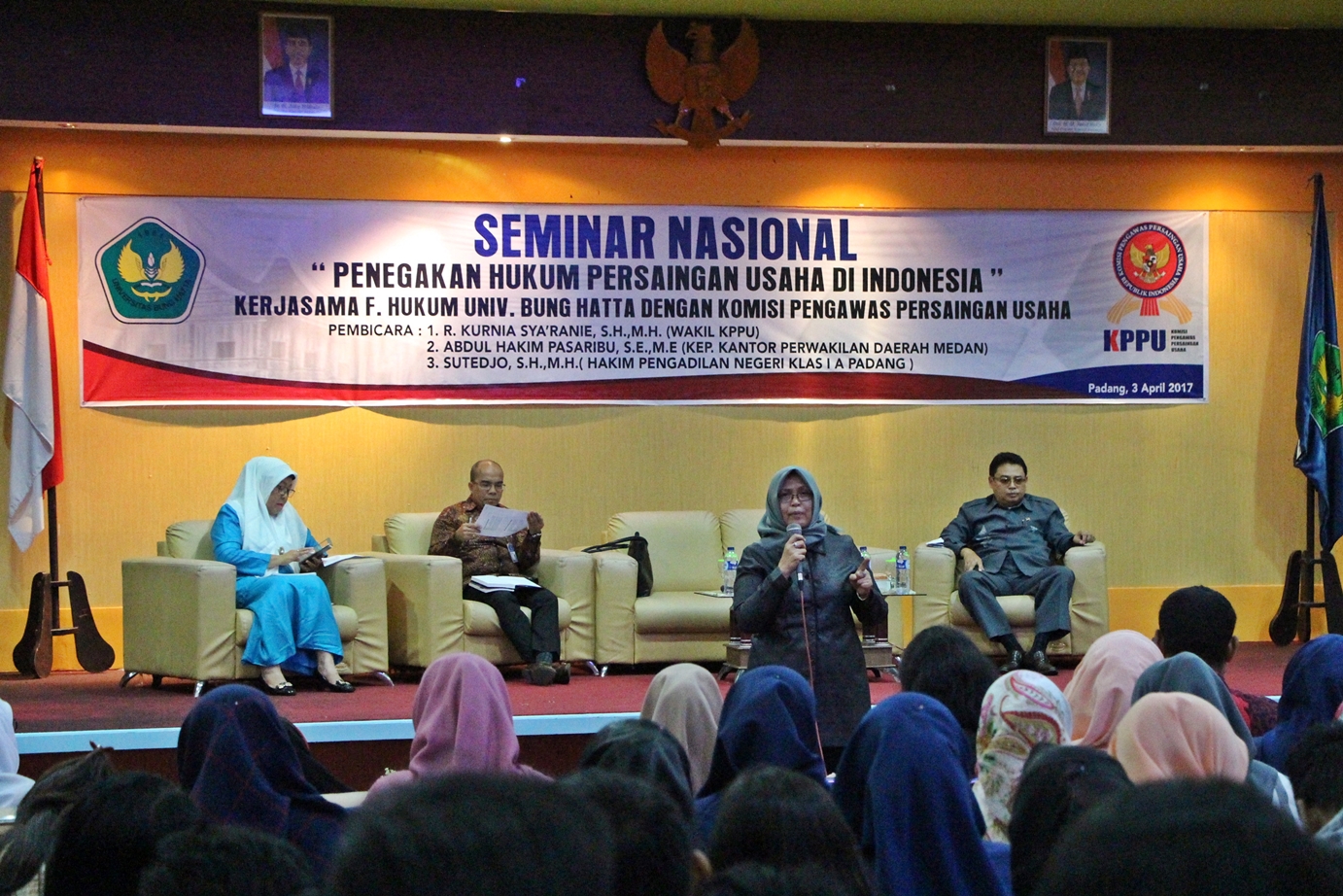 FH Universitas Bung Hatta - KPPU Adakan Seminar Penegakan Hukum Persaingan Usaha