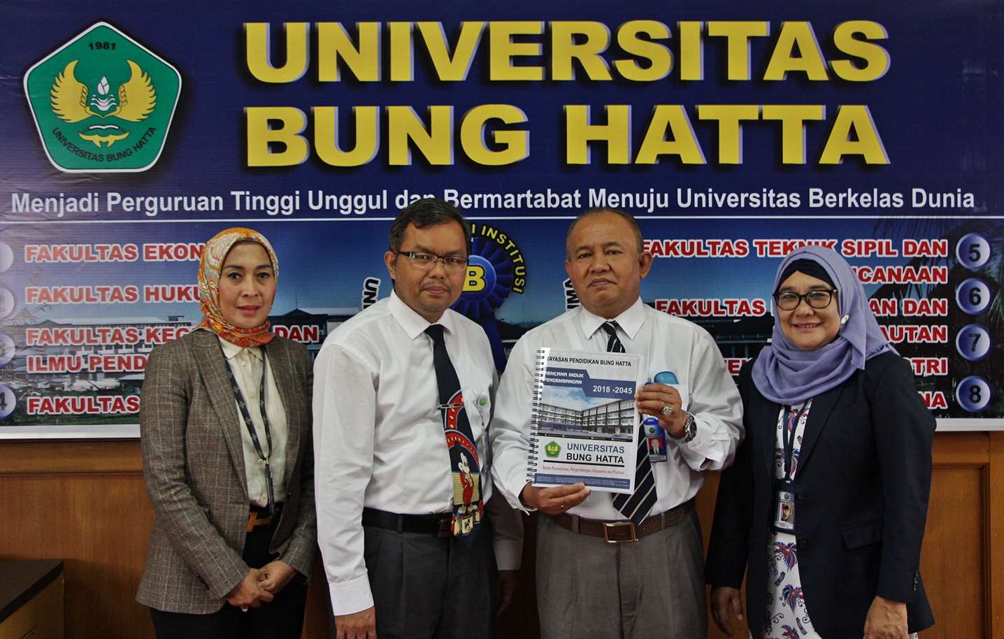 Universitas Bung Hatta Rampungkan Rencana Induk Pengembangan 2018-2045