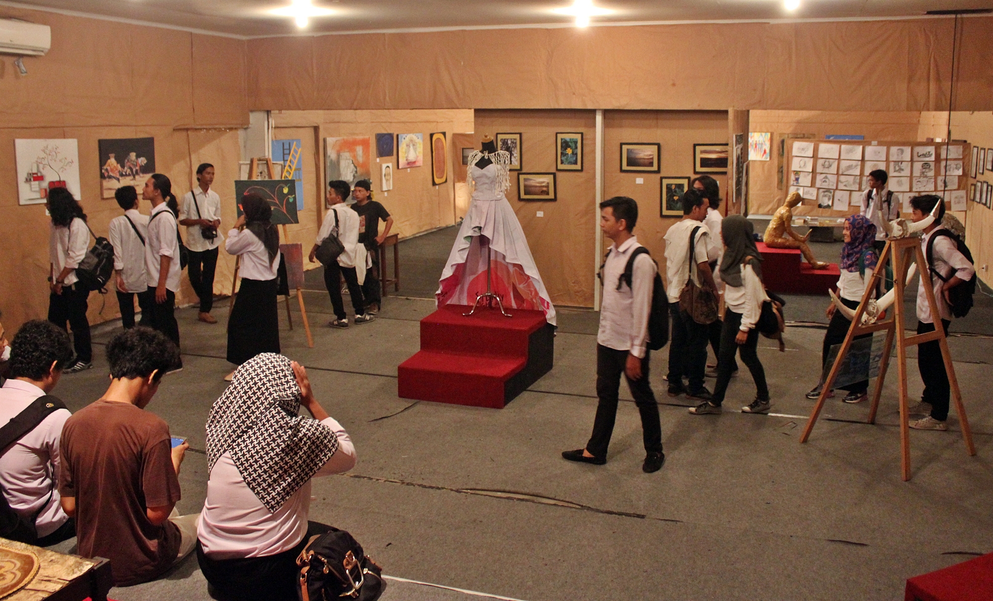 UKM Kesenian Proklamator Gelar Potret Galeri Kini di Nan Saisuak Orientasi Mengenal Asa