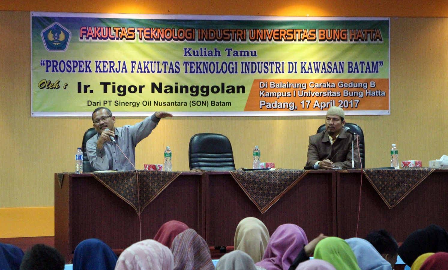 Teknik Kimia Universitas Bung Hatta Gelar Kuliah Umum Prospek Kerja Lulusan