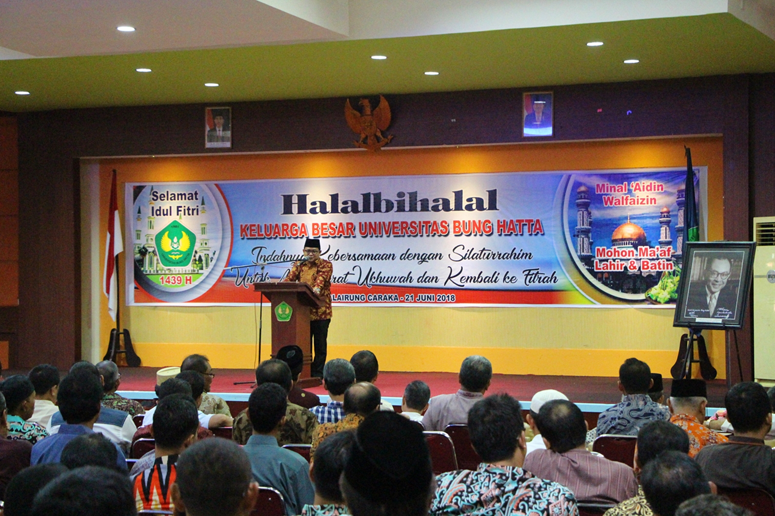Universitas Bung Hatta Menggelar Halalbihalal dan Tausiah Hari Raya Idul Fitri