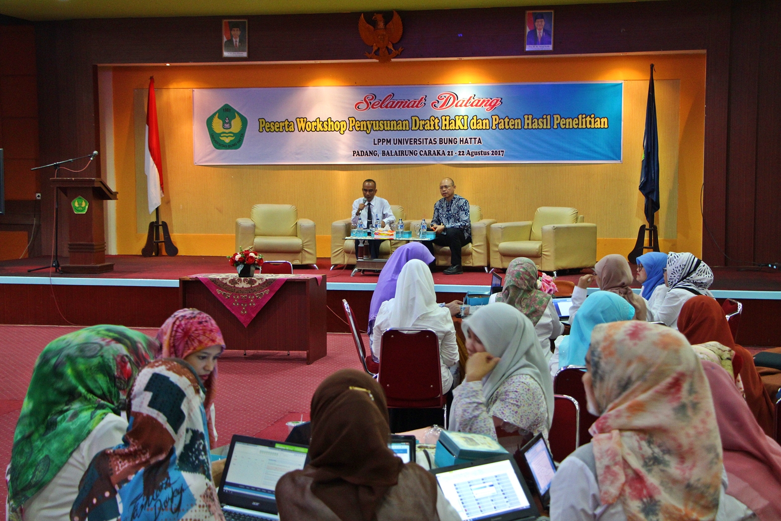LPPM Universitas Bung Hatta Gelar Workshop Penyusunan Draft HaKI dan Paten