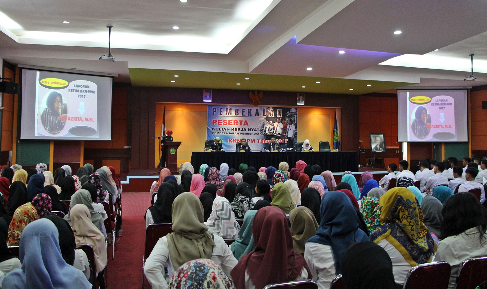 1844 Mahasiswa KKN-PPM Universitas Bung Hatta Ikuti Pembekalan