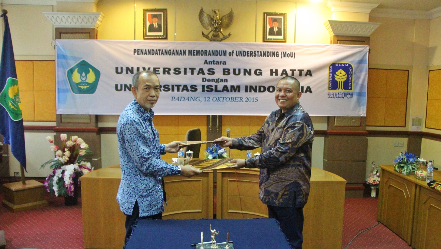 Jalin Kerjasama, Universitas Bung Hatta dan Universitas Islam Indonesia Jadi Sister University