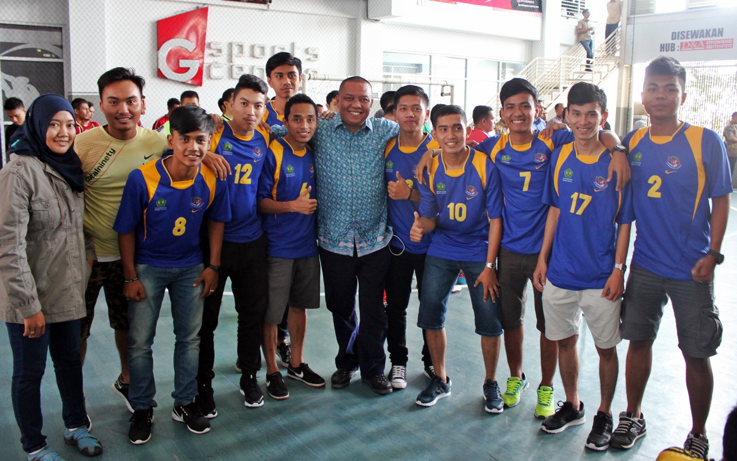 Tim Futsal Mahasiswa Universitas Bung Hatta dalam Haluan Cup I