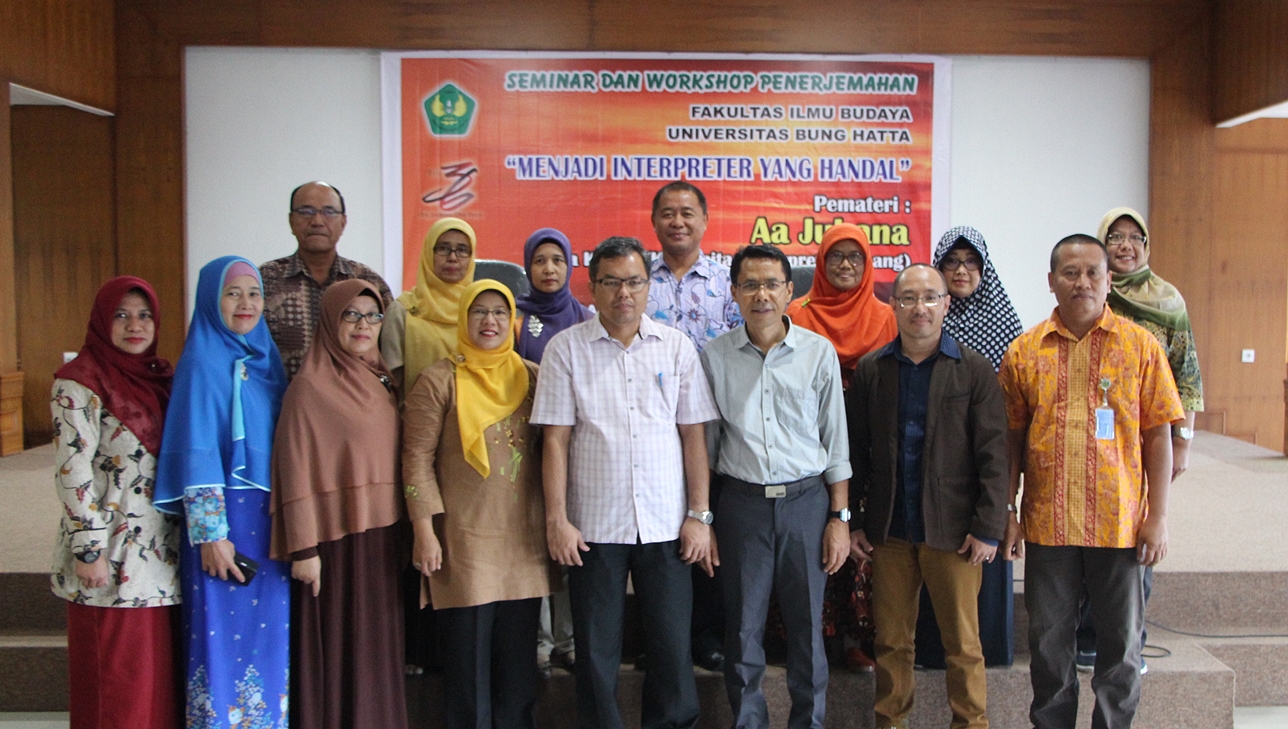 FIB Universitas Bung Hatta Adakan Seminar dan Workshop Penerjemah
