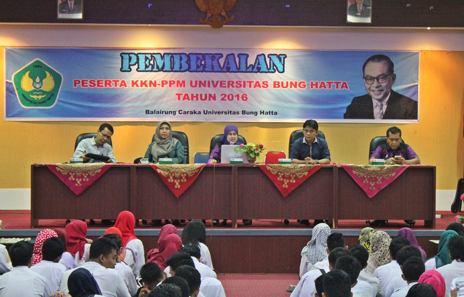 Pembekalan Teknis KKN-PPM Universitas Bung Hatta Tahun 2016