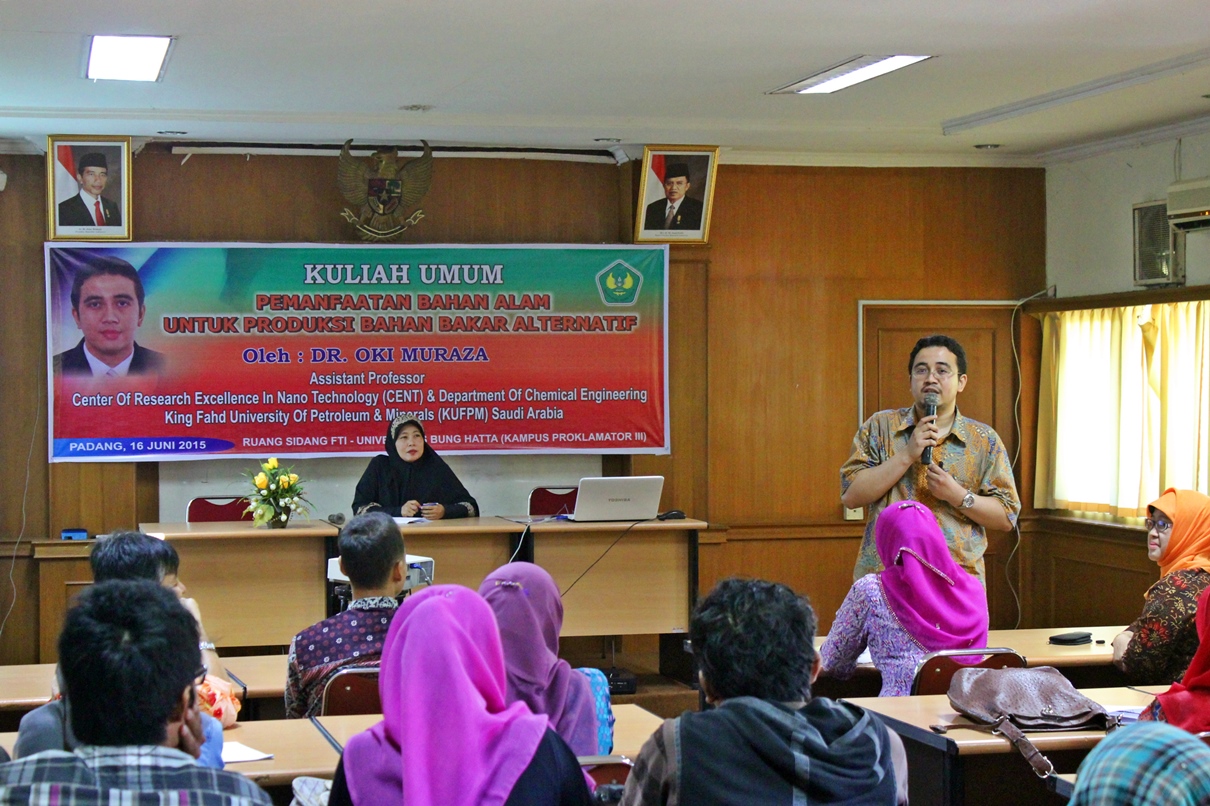 Dosen King Fahd University Arab Saudi Berikan Kuliah Umum di Teknik Kimia