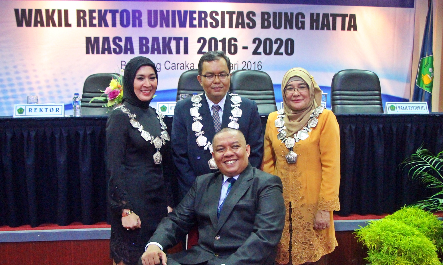 Sekilas Profil Wakil Rektor Universitas Bung Hatta Masa Bakti 2016-2020