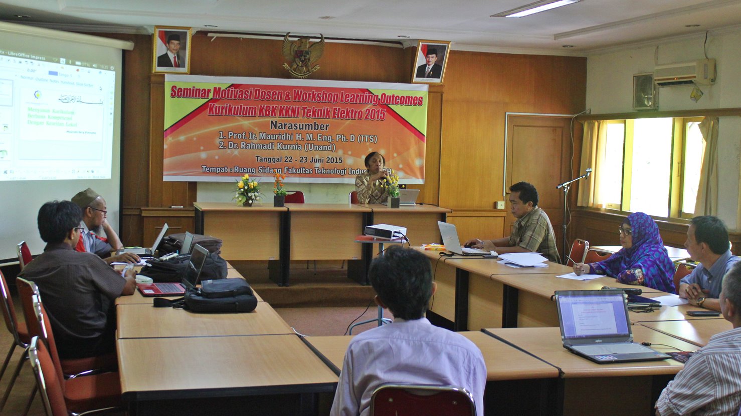 Teknik Elektro Gelar Workshop Learning Outcomes Kurikulum KBK-KKNI