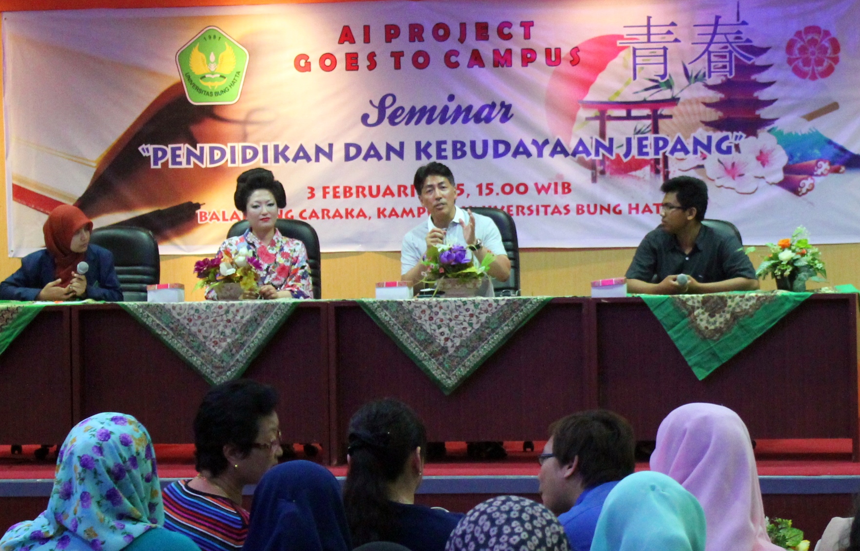Sastra Jepang UBH Gelar Seminar Pendidikan dan Kebudayaan Jepang  Bersama Ai Project