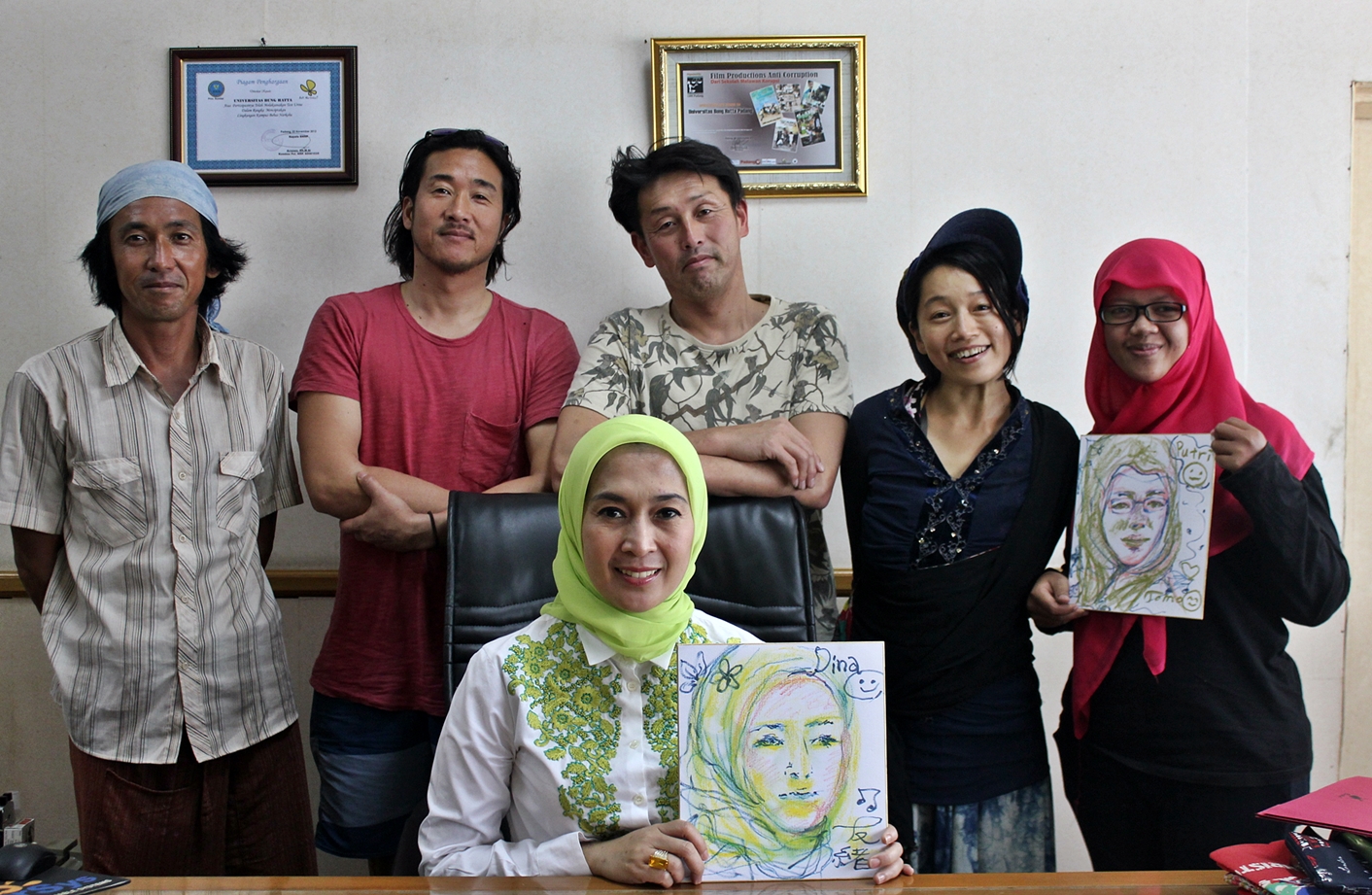 Penari Tradisional Jepang Kunjungi Universitas Bung Hatta