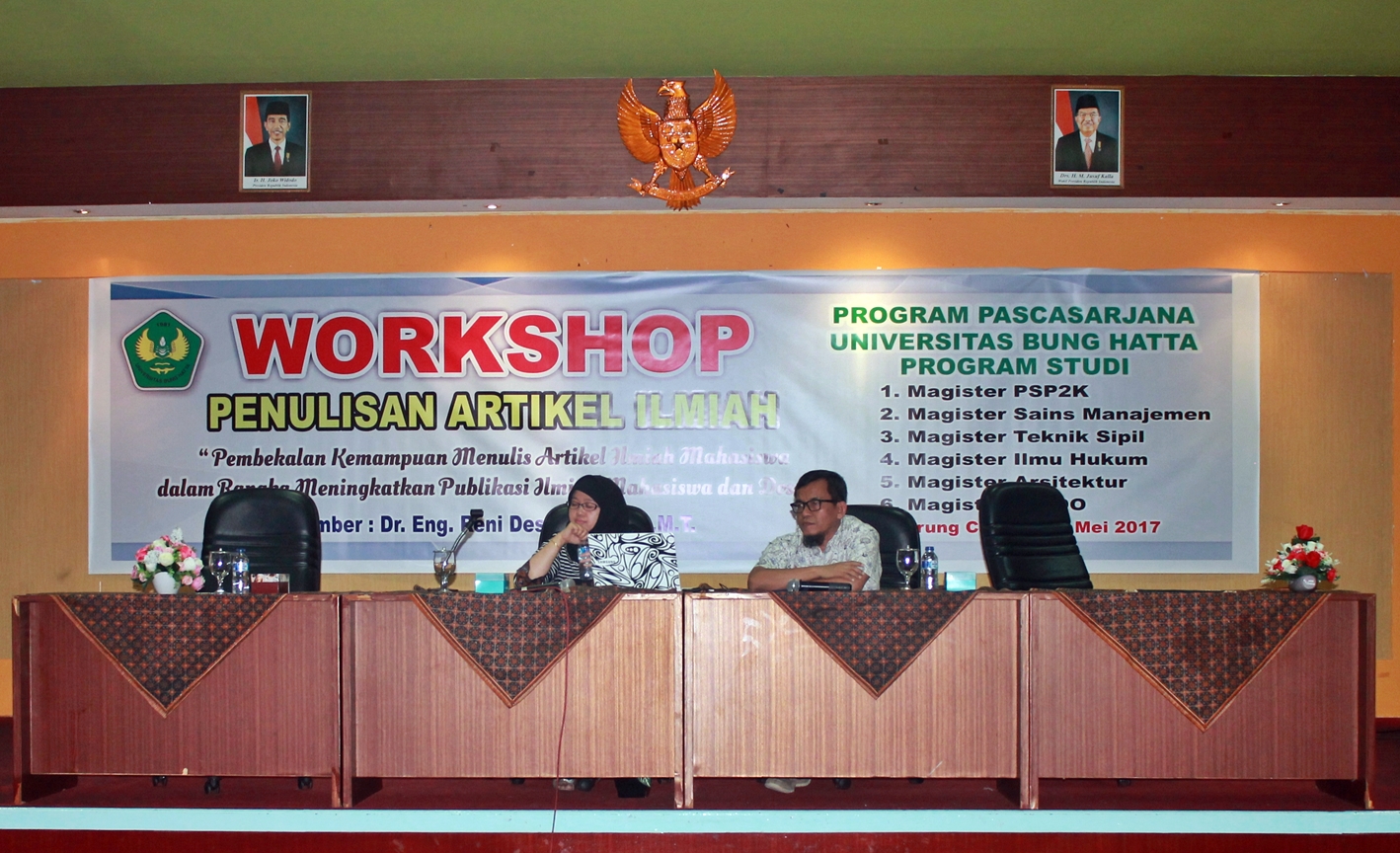 Program Pascasarjana Universitas Bung Hatta Selenggarakan Workshop Penulisan Artikel Ilmiah