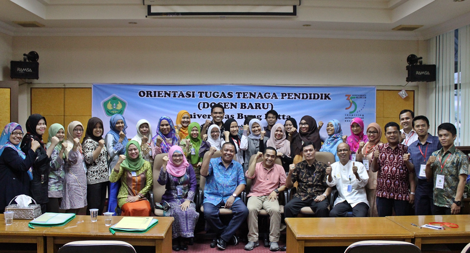 Rektor Universitas Bung Hatta Tutup Kegiatan Orientasi Tugas Pendidik (Dosen Baru)