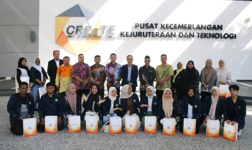 Mahasiswa Universitas Bung Hatta, Kunjungi CREaTE JKR-Malaysia