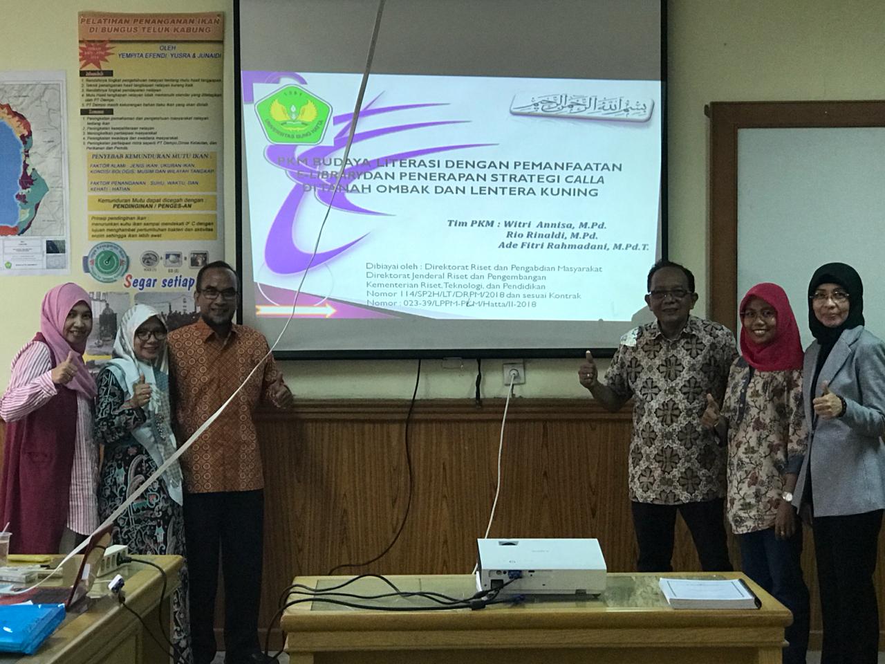 LPPM Universitas Bung Hatta Selenggarakan MONEV PKM DRPM