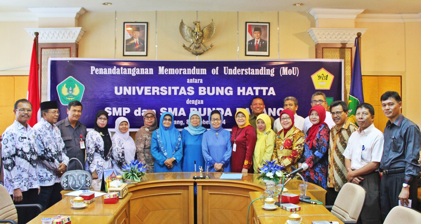 UBH Perkuat Kerjasama Dengan SMP dan SMA Bunda Padang