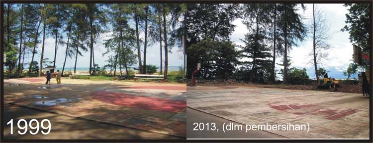 Pantai Kampus I, Kembali di tata