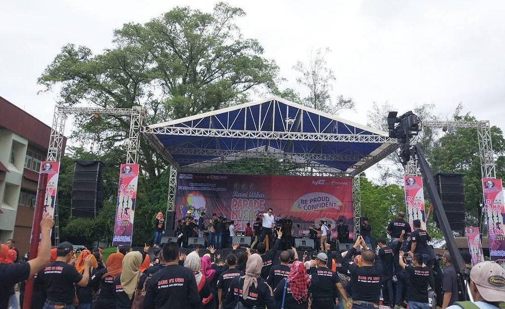Parade Musik Senja Kembali Digelar Alumni FE  Universitas Bung Hatta