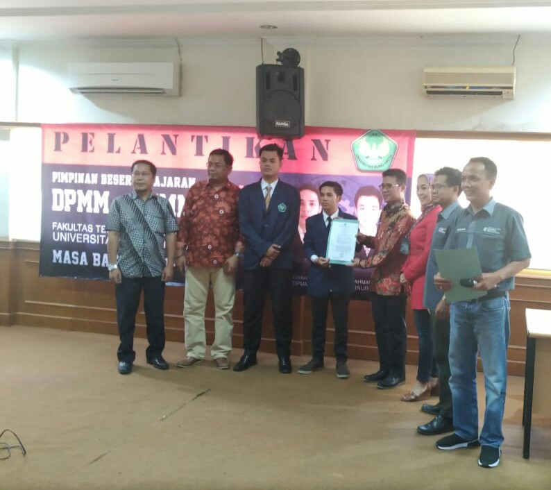 Pelantikan DPMM-BEM FTI UBH