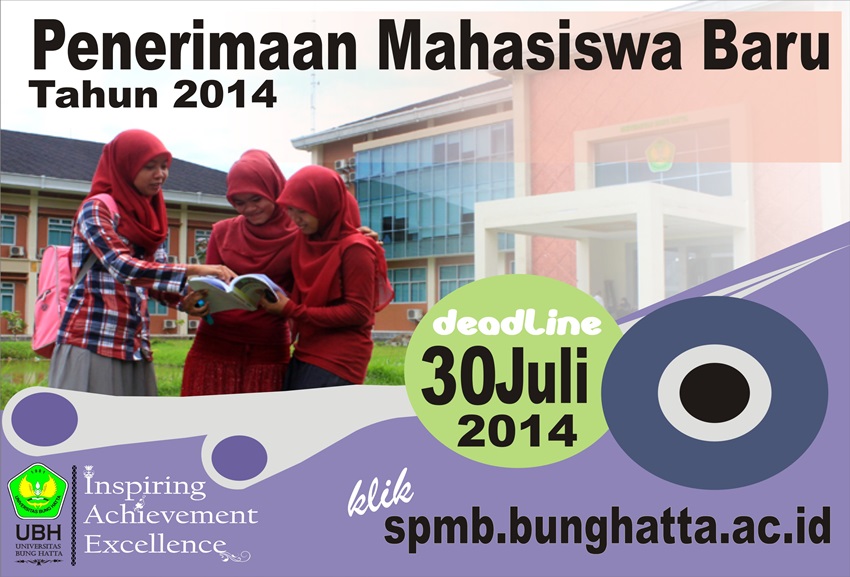 Penerimaan Mahasiswa Baru Universitas Bung Hatta Tahun 2014