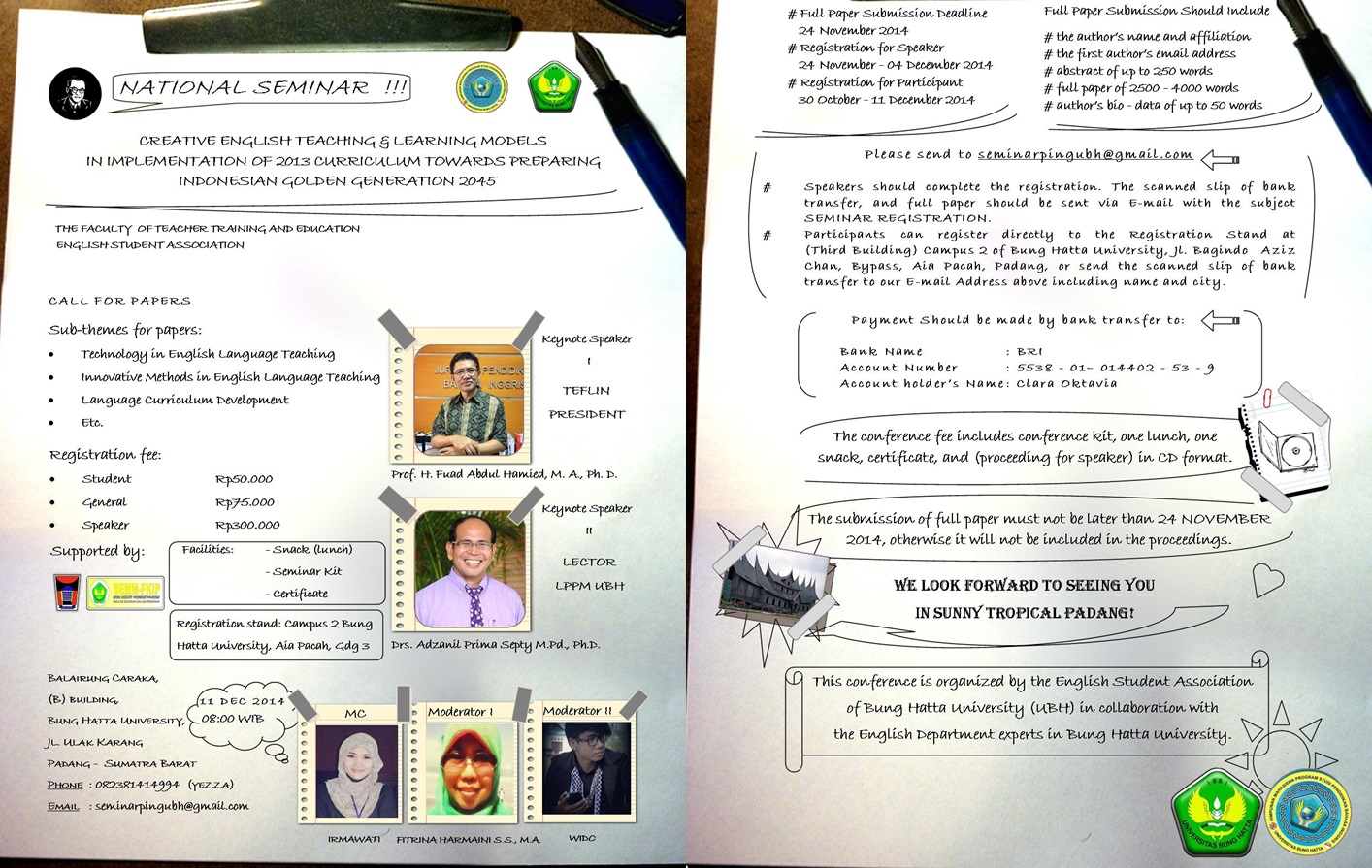 Seminar Pendidikan Bahasa Inggris: "Creative Teaching and Learning"