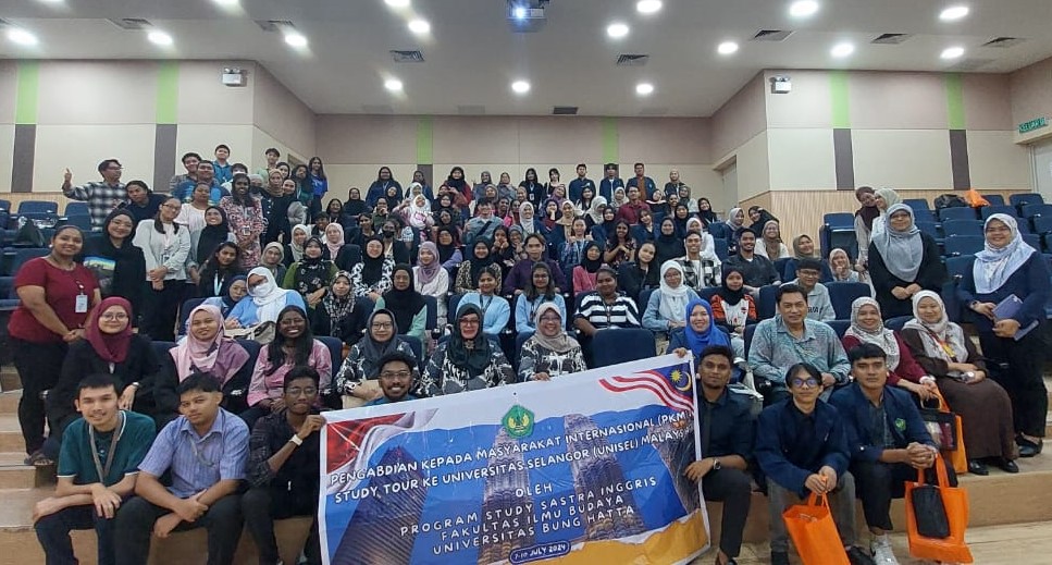 PKM Internasional Kolaborasi Program Studi Sastra Inggris Fakultas Ilmu Budaya Universitas Bung Hatta, Dengan Universitas Selangor Malaysia