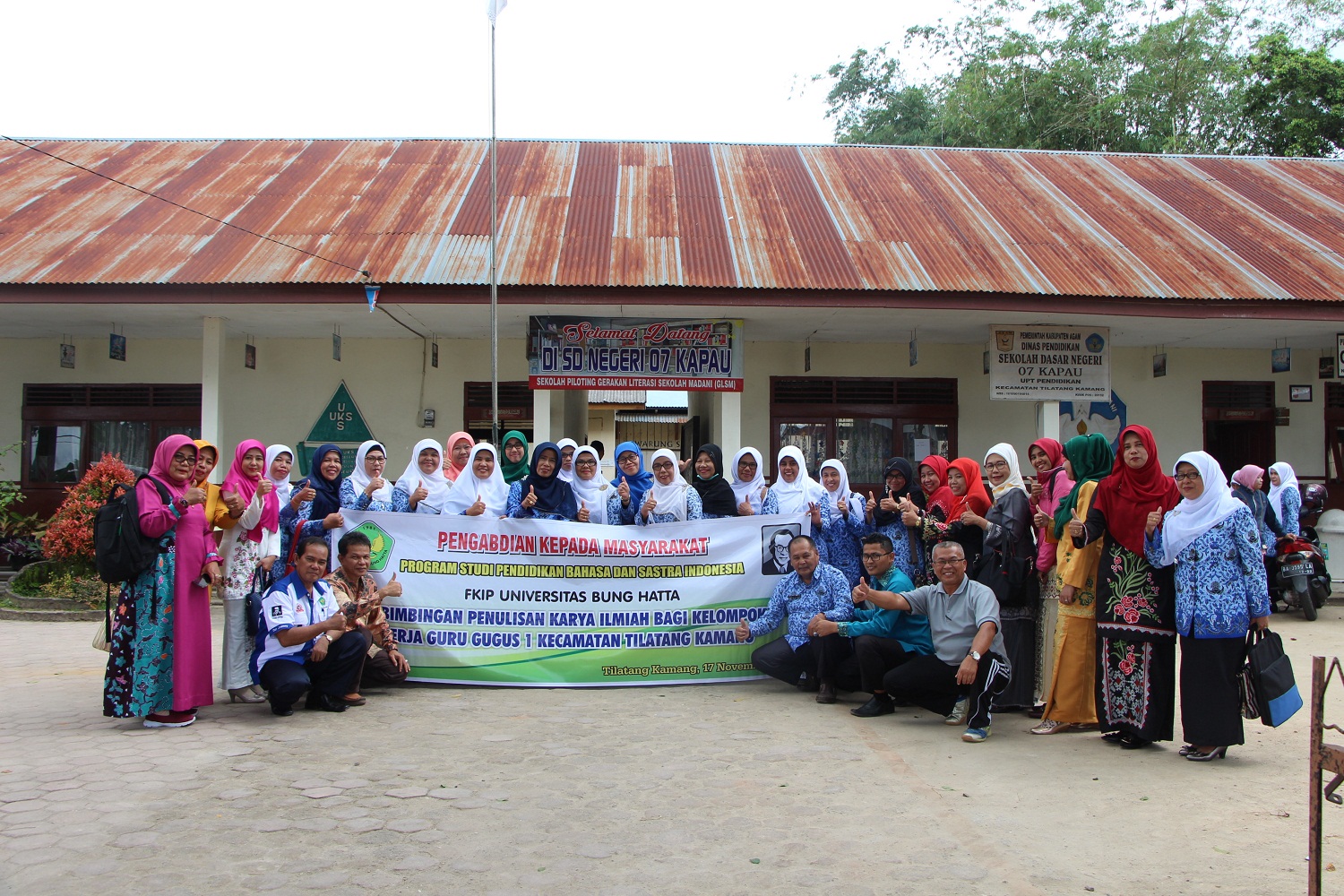 Prodi PINDO UBH Selenggarakan Pengabdian kepada Masyarakat (PKM) Bimbingan Penulisan Karya Ilmiah Kelompok Kerja Guru Gugus 1 Kecamatan Tilatang Kamang