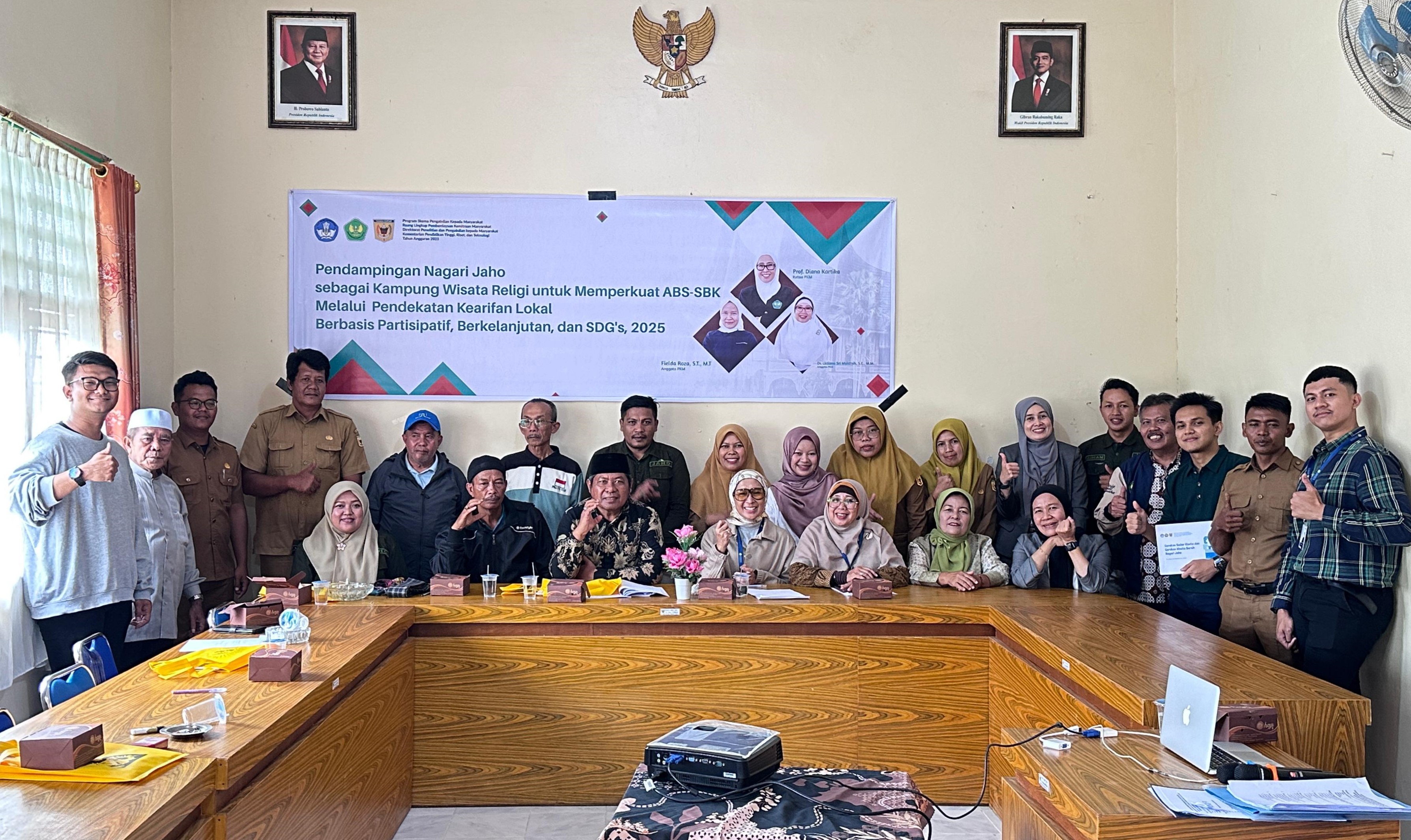 Dosen Universitas Bung Hatta Dampingi Nagari Jaho Bentuk Kampung Wisata Religi